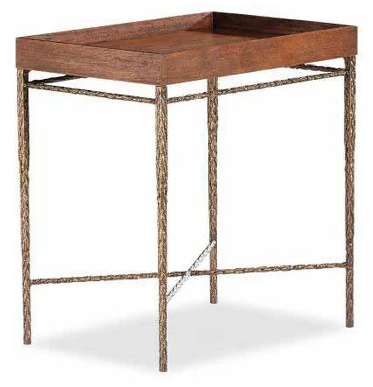 Maitland Smith HM1224 Cleve Chairside Tray Table Maitland Smith HM1224 Cleve Chairside Tray Table