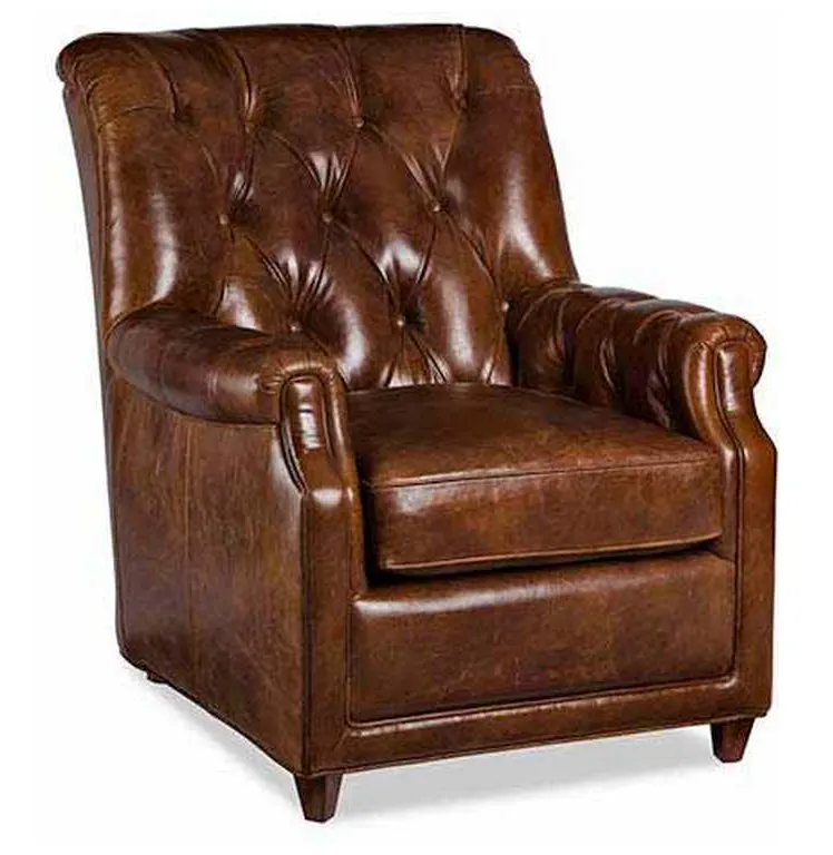 Maitland Smith RA1075-RUS-SAD Parson Occasional Chair Maitland Smith RA1075-RUS-SAD Parson Occasional Chair