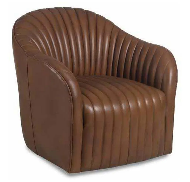 Maitland Smith RA1160-CBS-FER-TOF Elias Channel Back Swivel Maitland Smith RA1160-CBS-FER-TOF Elias Channel Back Swivel