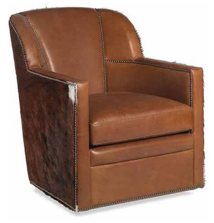 Maitland Smith RA1162-S-REN-CHO Bronson Swivel Chair Maitland Smith RA1162-S-REN-CHO Bronson Swivel Chair
