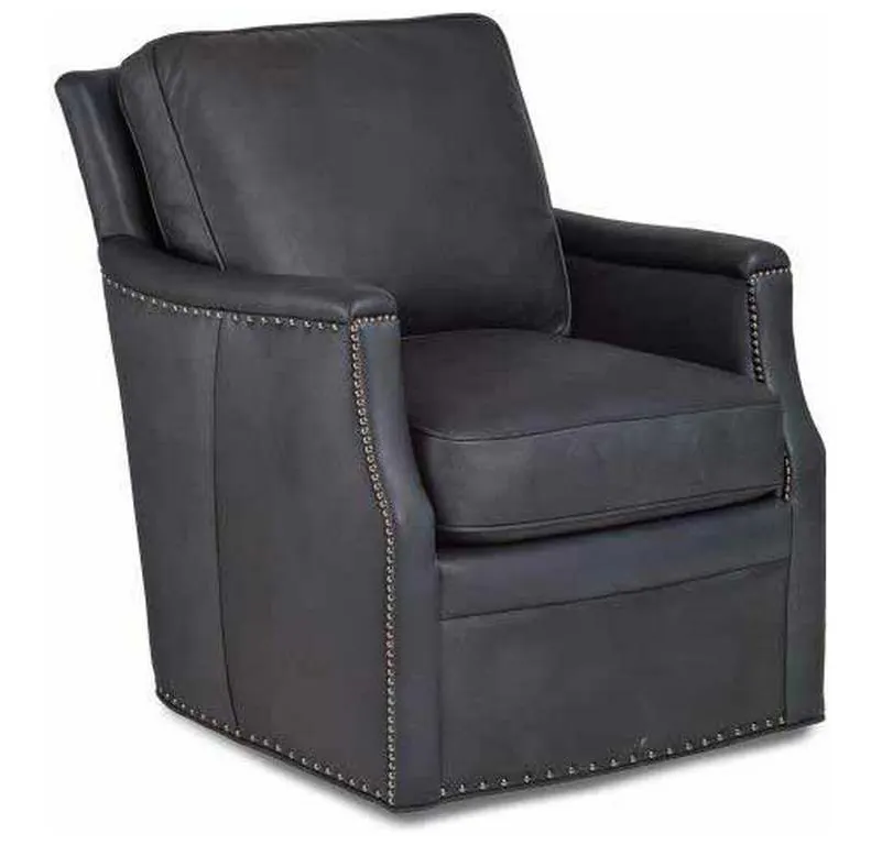 Maitland Smith RA1165-S-WIM-SLA Thompson Swivel Chair Maitland Smith RA1165-S-WIM-SLA Thompson Swivel Chair