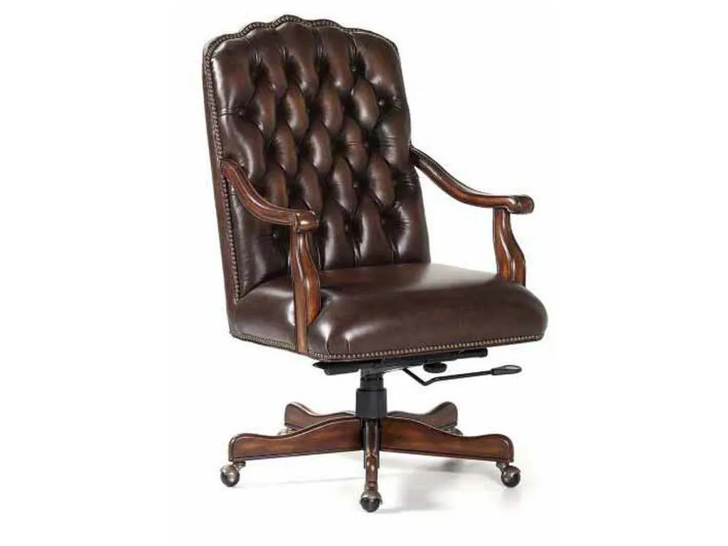 Maitland Smith RA116ST-BRI-BAR  Johnson Swivel Tilt Desk Chair