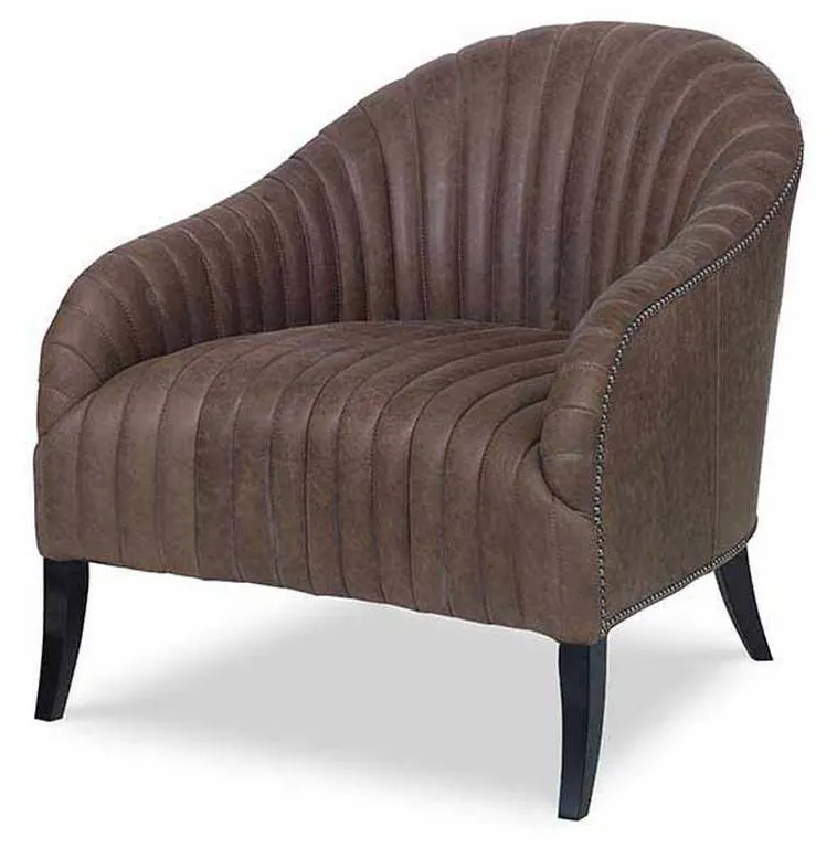 Maitland Smith RA1426-1-COR-STO Liam Chair-Cordova Stone Maitland Smith RA1426-1-COR-STO Liam Chair-Cordova Stone
