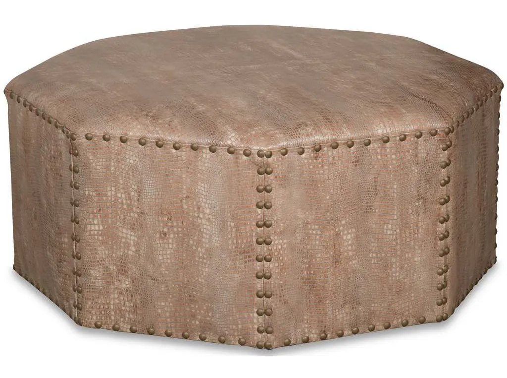 McKinley Leather 535 Octagon Cocktail Ottoman McKinley Leather 535 Octagon Cocktail Ottoman