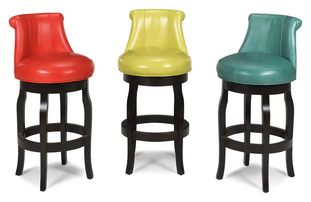 McKinley Leather 15 Finley Swivel Barstool McKinley Leather 15 Finley Swivel Barstool