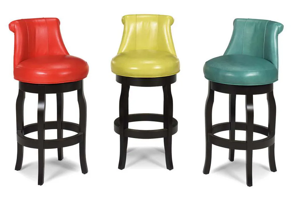 McKinley Leather 15 Finley Swivel Barstool McKinley Leather 15 Finley Swivel Barstool