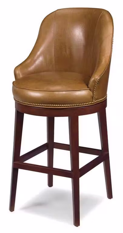 McKinley Leather 18 Harvard Swivel Barstool McKinley Leather 18 Harvard Swivel Barstool