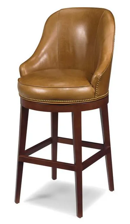 McKinley Leather 18 Harvard Swivel Barstool McKinley Leather 18 Harvard Swivel Barstool
