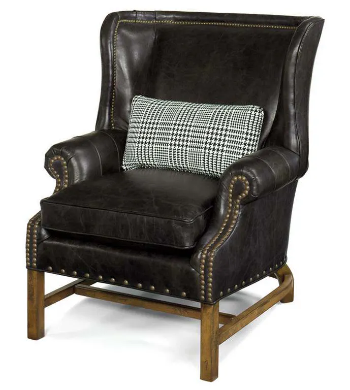 McKinley Leather 261-PB Hamilton Library Wing Chair McKinley Leather 261-PB Hamilton Library Wing Chair