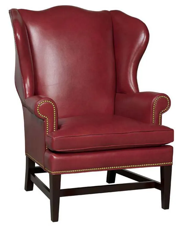 McKinley Leather 267 Botetourt Wing Chair McKinley Leather 267 Botetourt Wing Chair