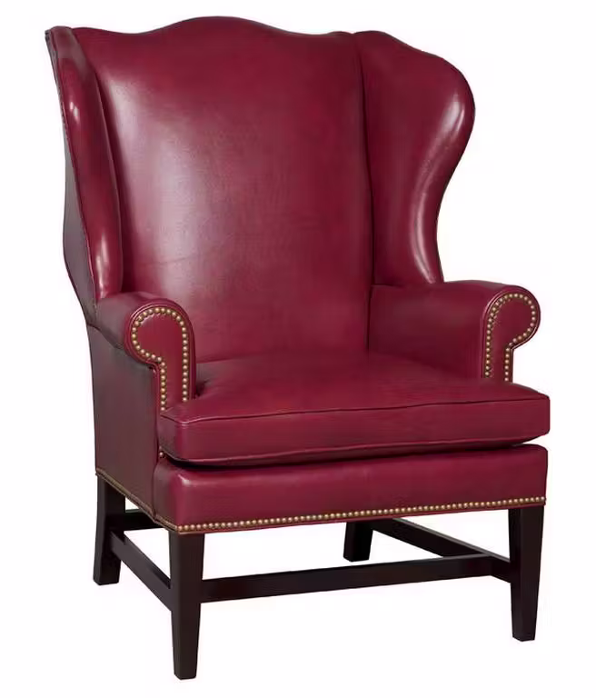 McKinley Leather 267 Botetourt Wing Chair McKinley Leather 267 Botetourt Wing Chair
