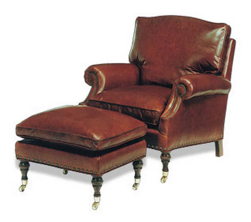 McKinley Leather 350 Stanton Ottoman McKinley Leather 350 Stanton Ottoman