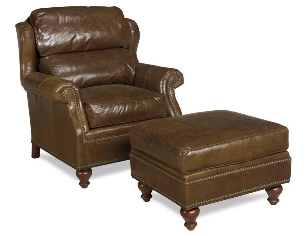 McKinley Leather 3910 Hunt Ottoman McKinley Leather 3910 Hunt Ottoman