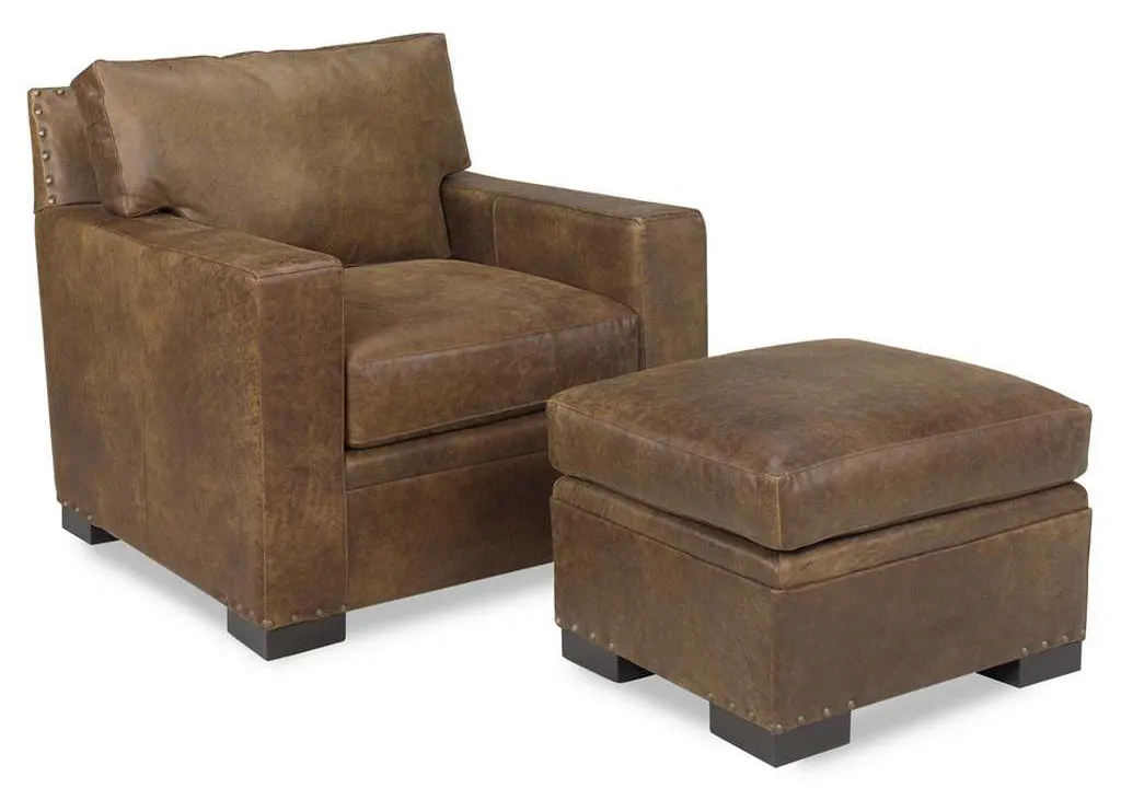 McKinley Leather 4200 Franklin Ottoman McKinley Leather 4200 Franklin Ottoman