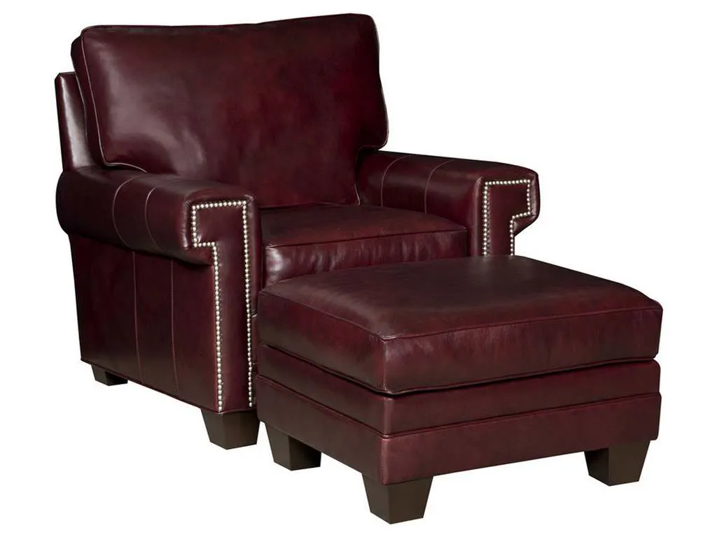McKinley Leather 4250  Keystone Ottoman