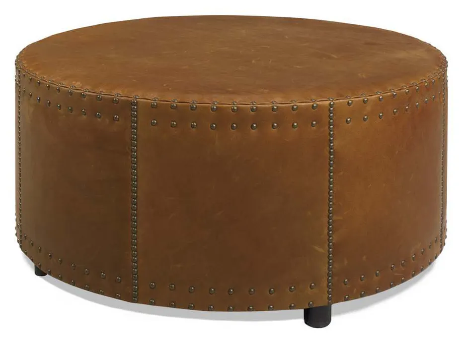 McKinley Leather 533 Drum Ottoman McKinley Leather 533 Drum Ottoman