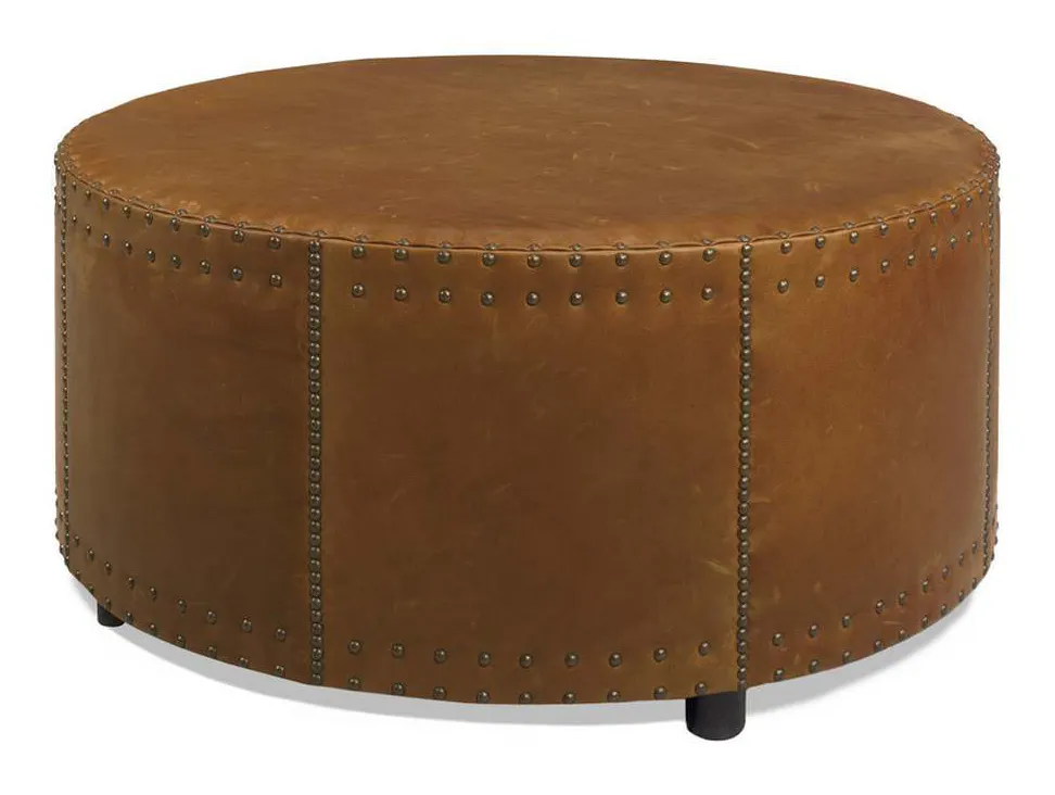 McKinley Leather 533 Drum Ottoman McKinley Leather 533 Drum Ottoman