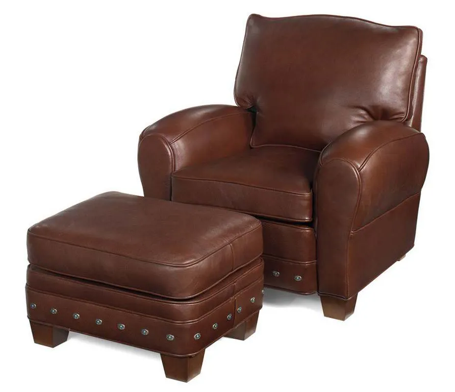 McKinley Leather 60 Stetson Ottoman McKinley Leather 60 Stetson Ottoman