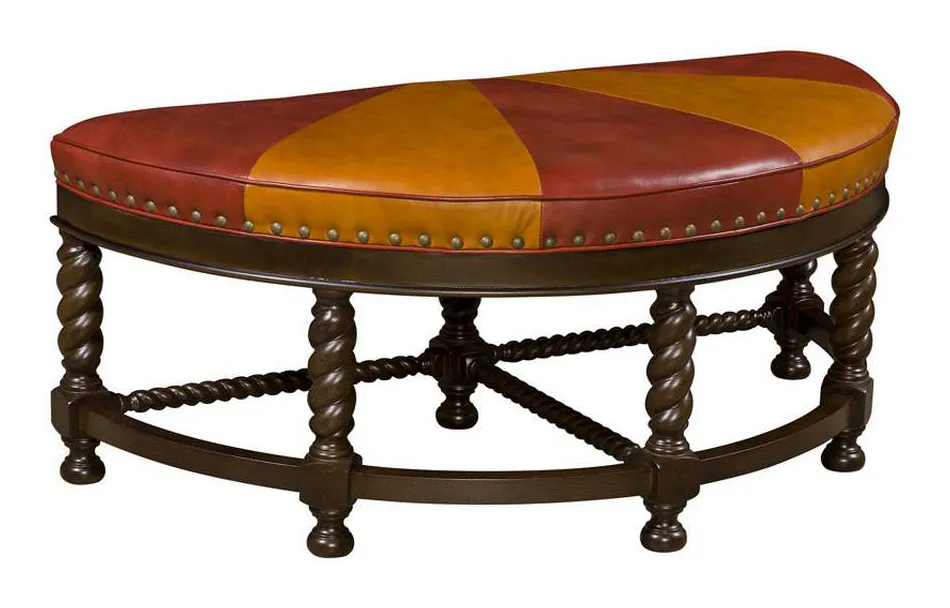 McKinley Leather 512 J Neal Demilune Benches McKinley Leather 512 J Neal Demilune Benches