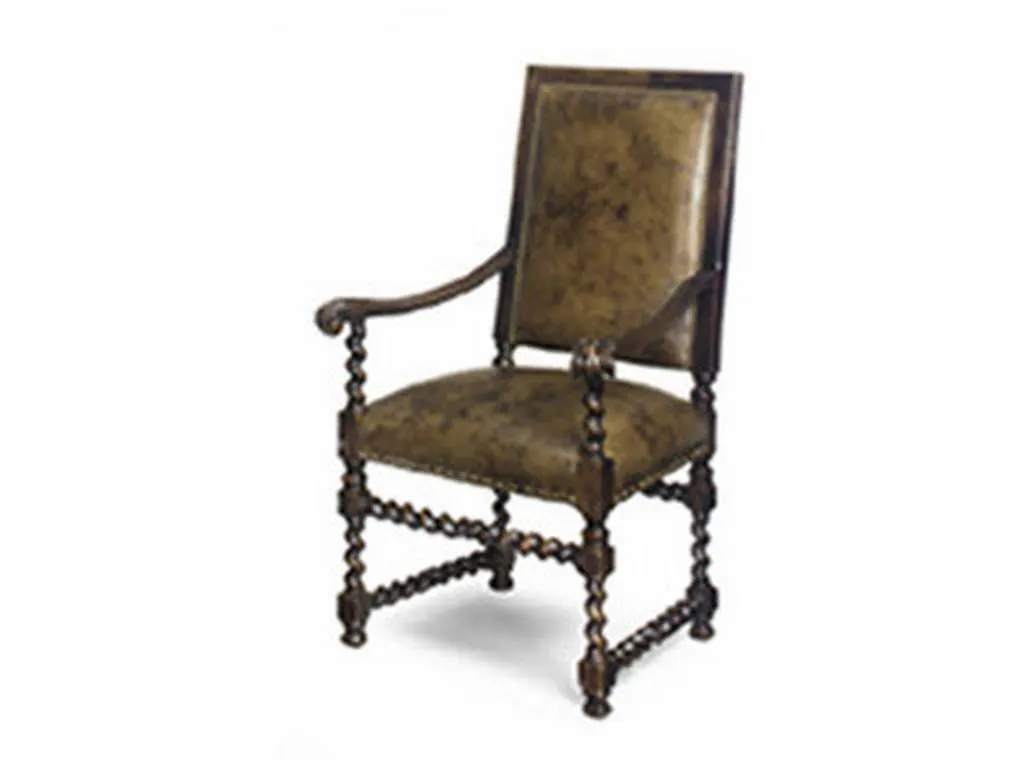 McKinley Leather 593  J Neal Arm Chair