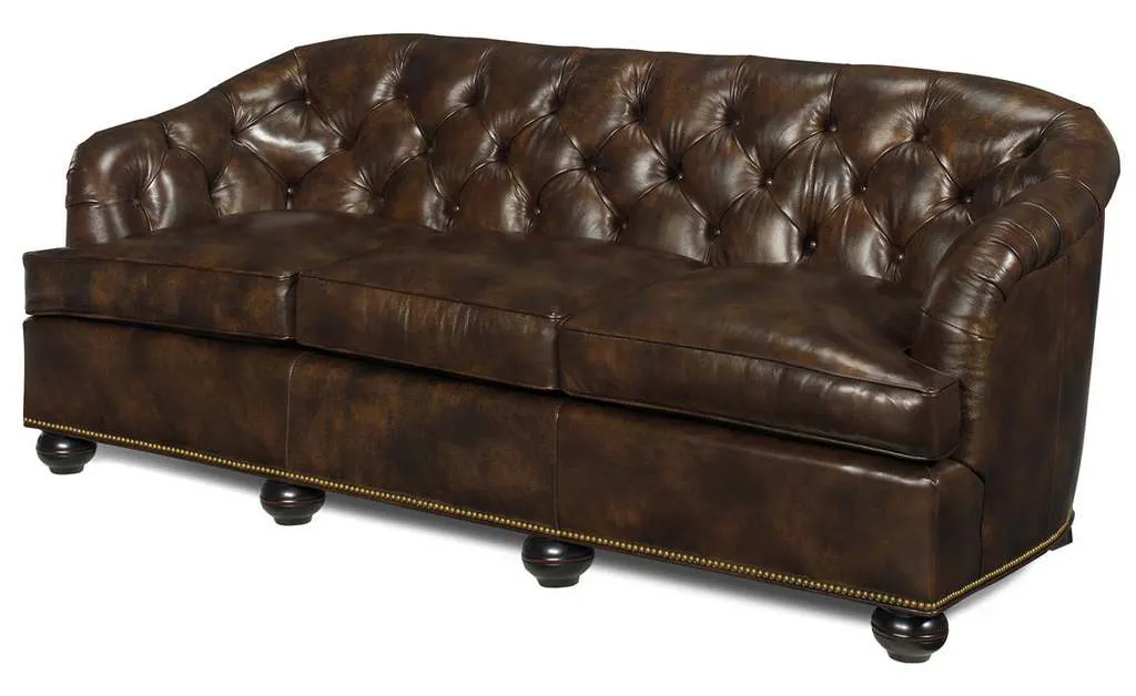 McKinley Leather 3934 Leather Sofa with Tufted Back McKinley Leather 3934 Leather Sofa with Tufted Back