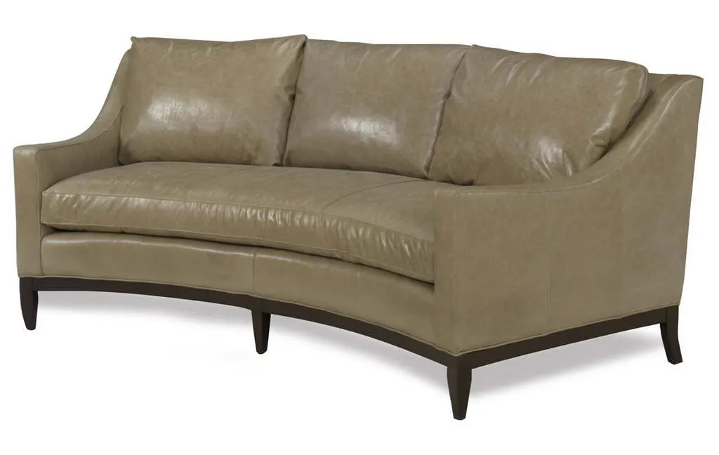 McKinley Leather 4214 Quincy Curved Sofa McKinley Leather 4214 Quincy Curved Sofa