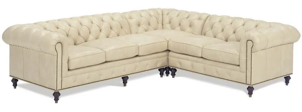 McKinley Leather 3285-3L Monticello Chesterfield Left Arm Facing Sofa McKinley Leather 3285-3L Monticello Chesterfield Left Arm Facing Sofa