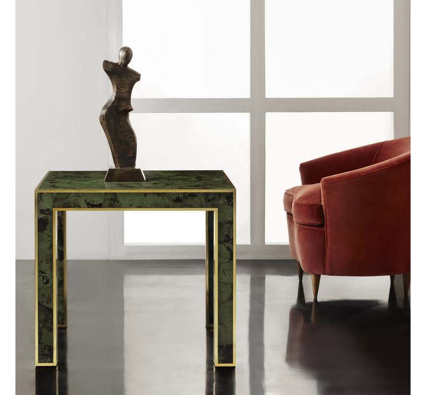 Modern History MH1046F01 Brice End Table Emerald Penshell Modern History MH1046F01 Brice End Table Emerald Penshell