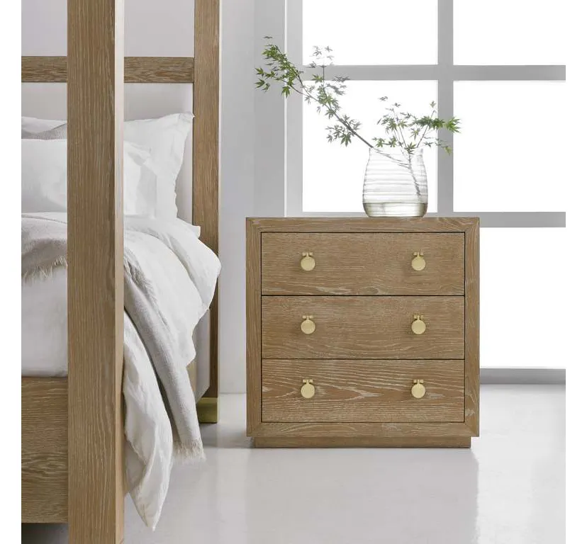 Modern History MH1115F01 Mirage Bedside Chest Oak Modern History MH1115F01 Mirage Bedside Chest Oak