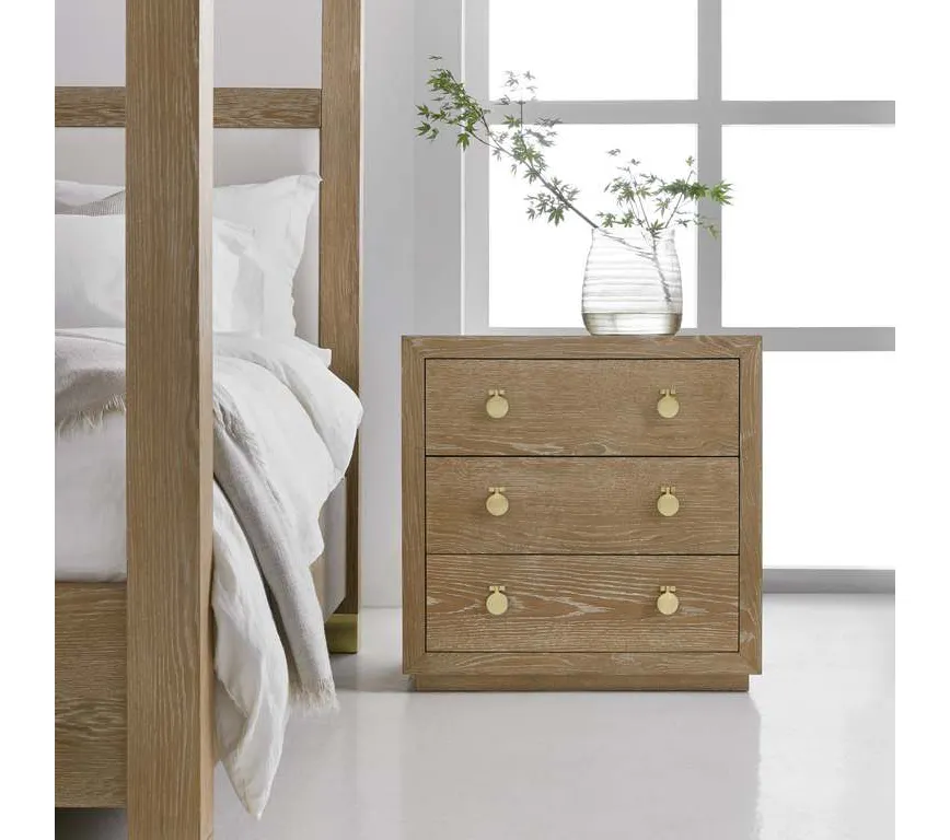 Modern History MH1115F01 Mirage Bedside Chest Oak Modern History MH1115F01 Mirage Bedside Chest Oak