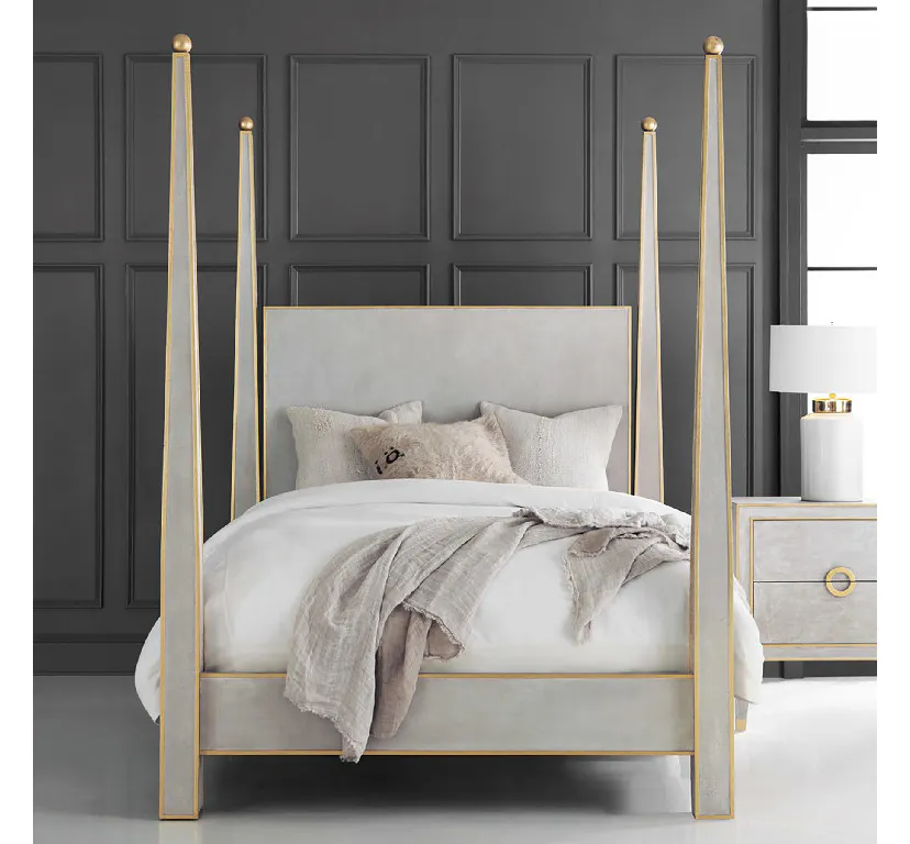 Modern History MH954F01-Q Gustavian Abstract Bed Queen Modern History MH954F01-Q Gustavian Abstract Bed Queen