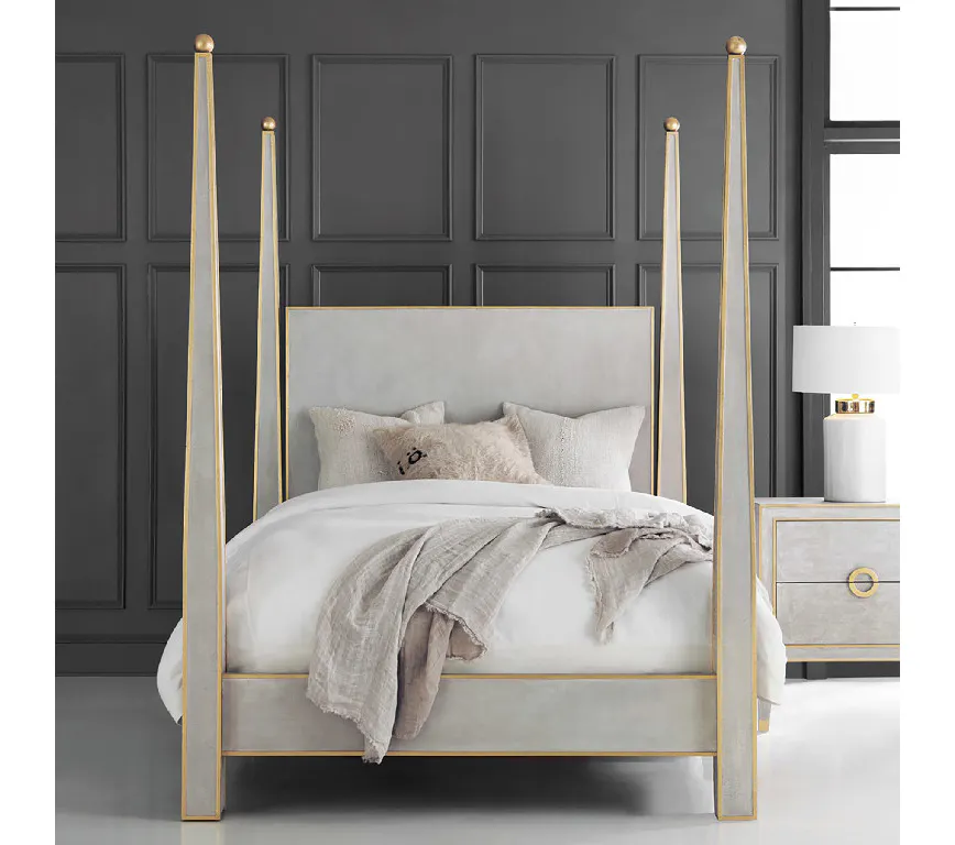 Modern History MH954F01-Q Gustavian Abstract Bed Queen Modern History MH954F01-Q Gustavian Abstract Bed Queen