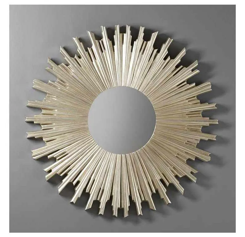 Modern History MH1008F01 Round Starburst Mirror Silver Leaf Modern History MH1008F01 Round Starburst Mirror Silver Leaf