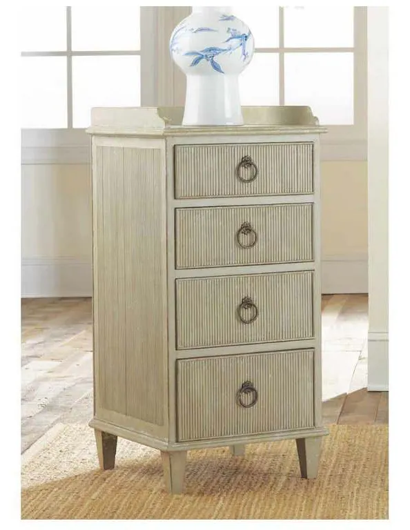 Modern History MH377F01 Four Drawer Gustavian Bedside Cabinet Grey Modern History MH377F01 Four Drawer Gustavian Bedside Cabinet Grey