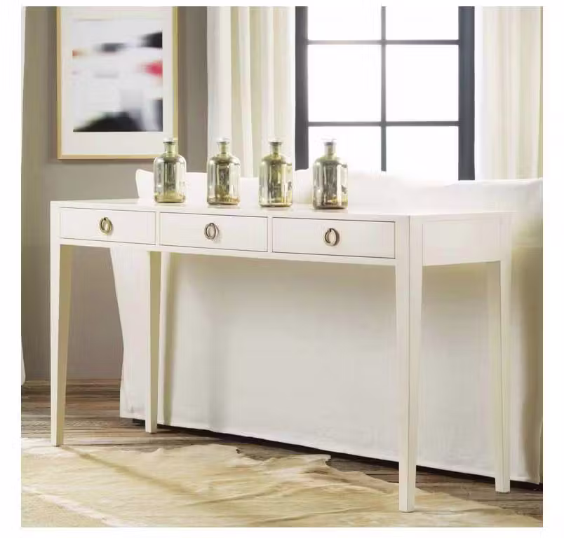 Modern History MH409F01 Painted Three Drawer Console Modern History MH409F01 Painted Three Drawer Console
