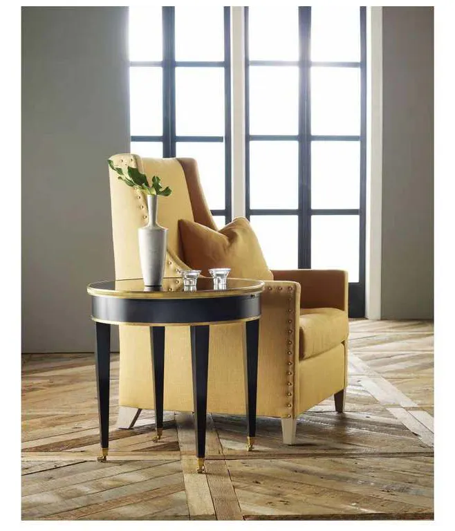 Modern History MH471F02 Tuxedo End Table Grey Sycamore Modern History MH471F02 Tuxedo End Table Grey Sycamore
