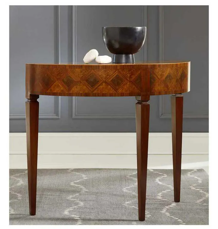 Modern History MH882F01 Marquetry Half Round Modern History MH882F01 Marquetry Half Round