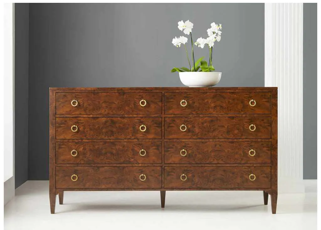 Modern History MH1007F01 Walnut Burl Dresser Modern History MH1007F01 Walnut Burl Dresser