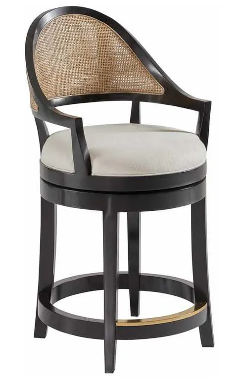Modern History MH1039F02 Lyon Bar Stool Ebony Modern History MH1039F02 Lyon Bar Stool Ebony