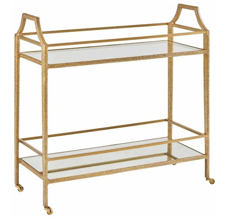 Modern History MH1052F01 Shagreen Bar Cart Modern History MH1052F01 Shagreen Bar Cart