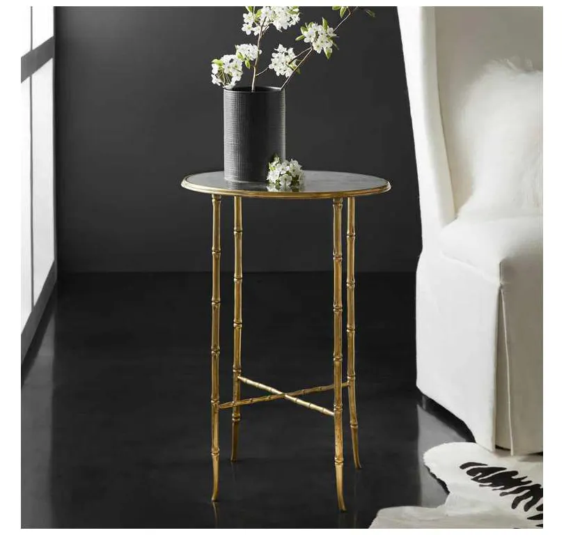 Modern History MH1088F01 Oval Bamboo Spot Table Modern History MH1088F01 Oval Bamboo Spot Table