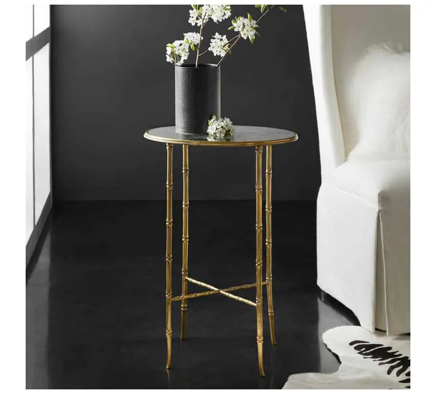 Modern History MH1088F01 Oval Bamboo Spot Table Modern History MH1088F01 Oval Bamboo Spot Table