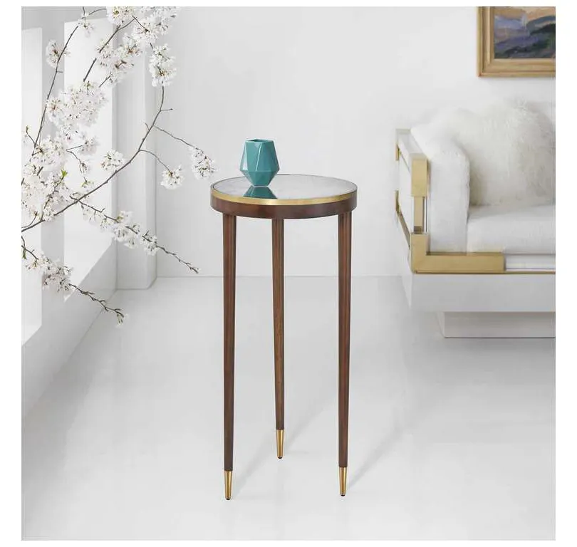 Modern History MH1091F01 Lyon Spot Table Walnut Modern History MH1091F01 Lyon Spot Table Walnut
