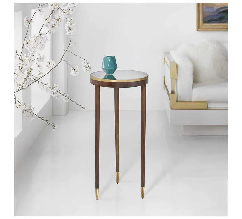 Modern History MH1091F01 Lyon Spot Table Walnut Modern History MH1091F01 Lyon Spot Table Walnut