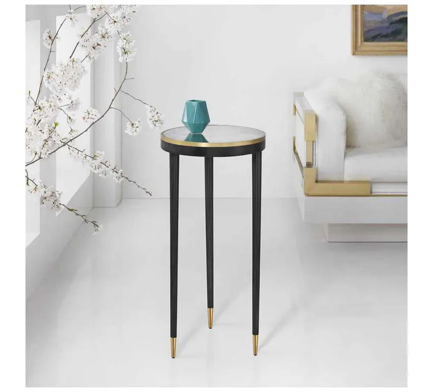Modern History MH1091F02 Lyon Spot Table Ebony Modern History MH1091F02 Lyon Spot Table Ebony