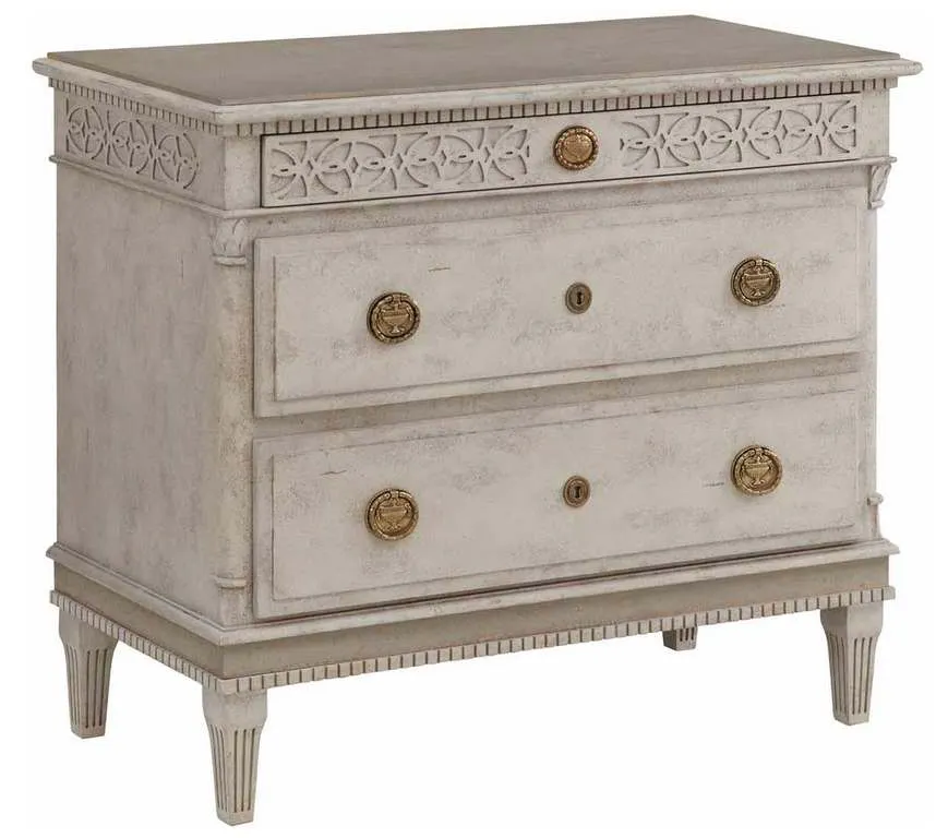 Modern History MH1097F01 Small Gustavian Bedside Chest Modern History MH1097F01 Small Gustavian Bedside Chest