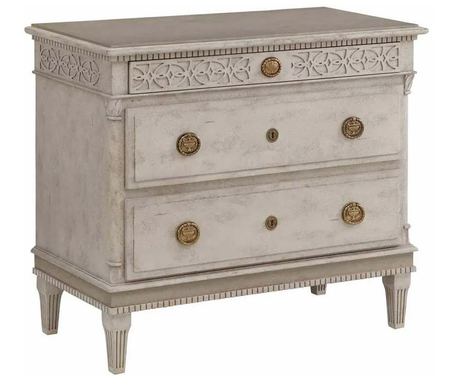Modern History MH1097F01 Small Gustavian Bedside Chest Modern History MH1097F01 Small Gustavian Bedside Chest