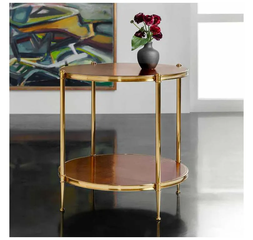Modern History MH1116F01 Kristin Two Tier Round End Table Modern History MH1116F01 Kristin Two Tier Round End Table