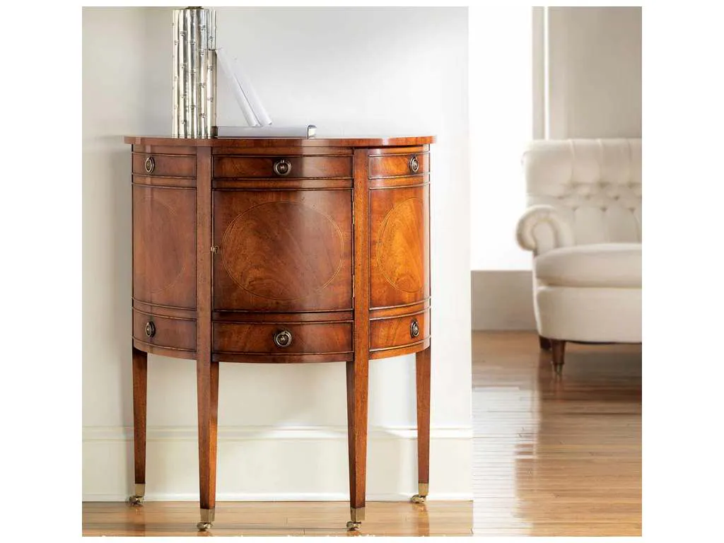 Modern History MH196F01  Georgian Half Round Cabinet
