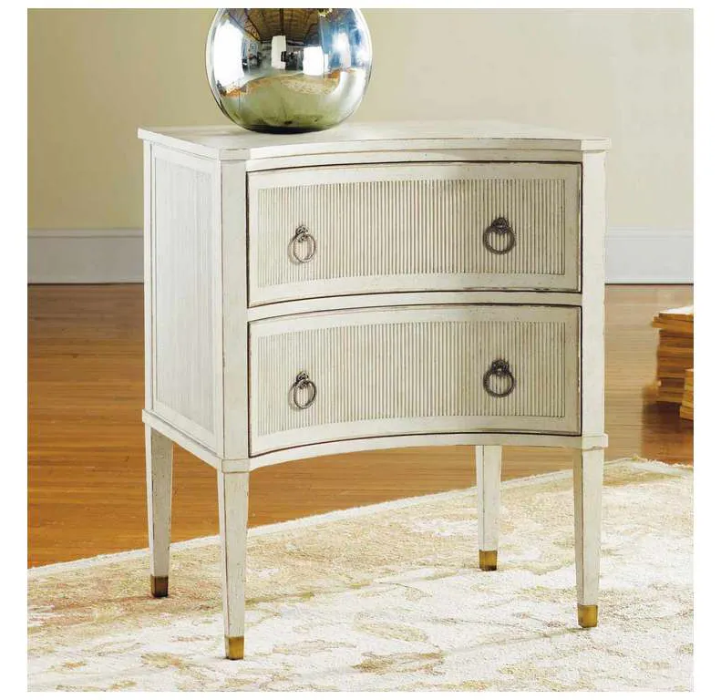 Modern History MH251F02 Gustavian Bedside Chest White Modern History MH251F02 Gustavian Bedside Chest White